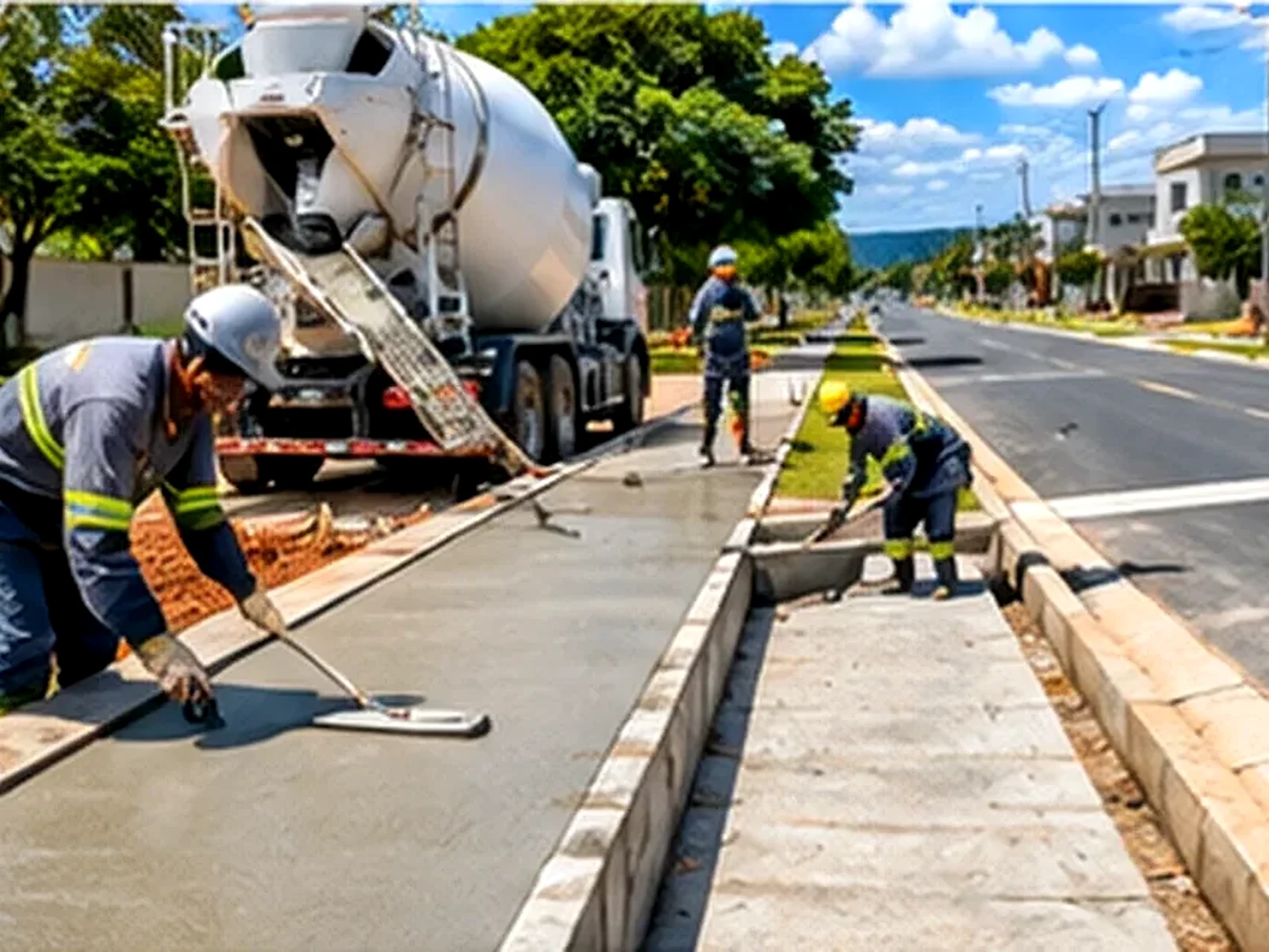Concreto usinado e concretagem em Ponte Alta do Gama DF